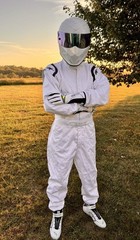 The Stig White Costume Kart Racing Suit replica Karting Gear All sizes