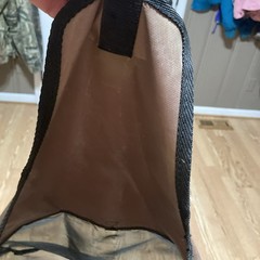 Hay Bag – Brown with mesh sides