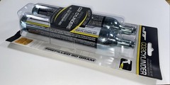 JT CO2 Cylinder, 2 pack, NIP, 90 gram, Pre-filled cylinders for Paintball