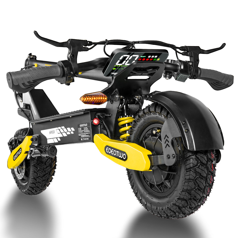 1200W 30mph Electric Scooter for Adults 48V 11″ Foldable Off-Road Fast E-Scooter