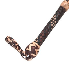 Cow Hide Leather Bullwhip 04 Feet, 16 Plaits Custom WHIP Belly and Bolster