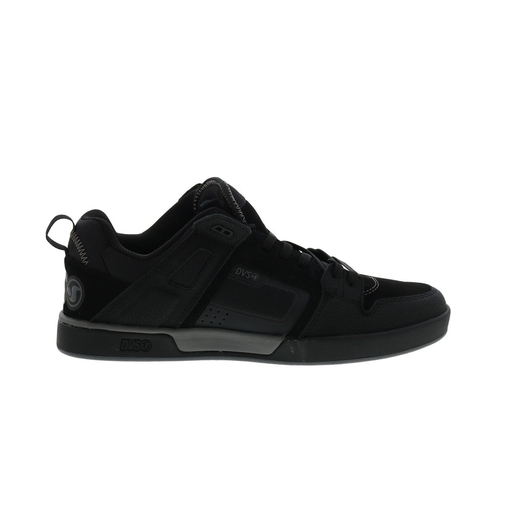 DVS Comanche LT DV01249001 Mens Black Nubuck Skate Inspired Sneakers Shoes