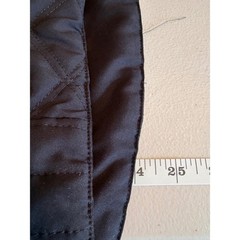 Equine Couture Parisian Vest Womens Large Black Tan Quilted Equestrian Riding L