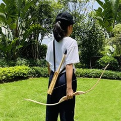 Wooden Bow and Arrow Set, Handmade 32 Inch Kids Bow and Arrow, Toy Bow and