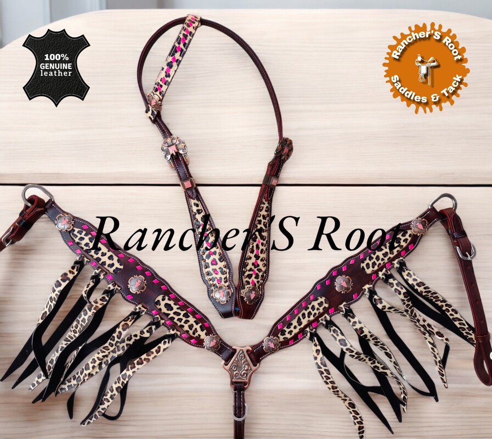 Western Tack Set Horse | Pink Leopard Tack Set