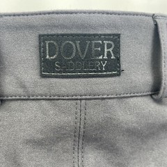 Dover Saddlery Gray Wellesley Tech Knee-Patch Riding Breeches Womens Sz 34 NEW