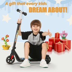120W Kids Electric Scooter for age 8-12 Adjustable Speed &Height