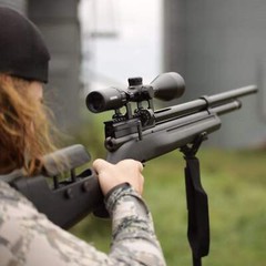 Barra Airguns 1100z PCP Air Rifle (.177 Black)