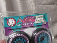 Apache Silver Eagle Wheels 70x24mm Med Set of 4