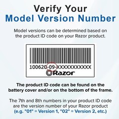 12 Volt Battery Pack for Razor Power Core 90/E90 E95 Scooter (7 Ah w/ Harness)
