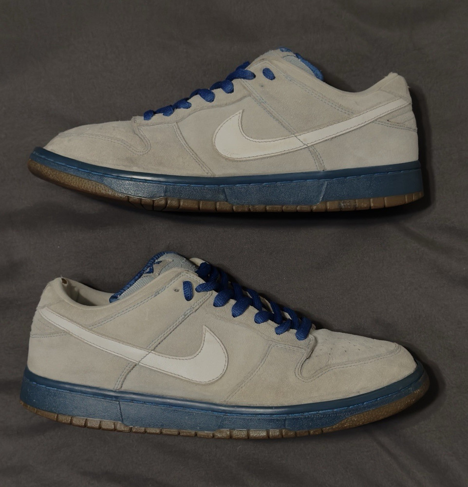 Nike Dunk Low Pro SB Border Blue Men’s Shoes Sneakers Size Grey 11 304292-411