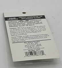 Game Tracker First cut EXP 100 Replacement Blades