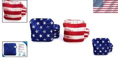 Tournament Quality 16 oz Dual-Sided Cornhole Bags – Weather-Resistant Pro Set