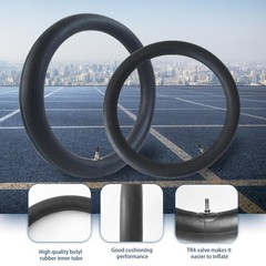 2.75/3.00-17 Heavy Replacement Inner Tube, 80/90-17 Replacement Tire, 17 Inch In