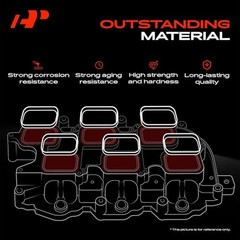 Lower Engine Intake Manifold Gasket Set Compatible with Chevy Caprice, Astro,