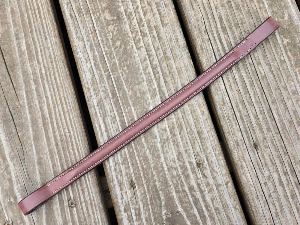 CWD Plain Raised 5/8″ English Hunter Browband – Size 1 (Pony) – NWOT