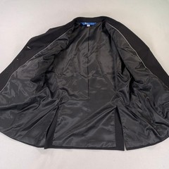 RJ Classics Black Show Coat Hunt Jacket Womens Size 14R Equestrian