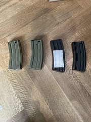 M4 Airsoft Magazines Winding 300 Round Mag Capacity