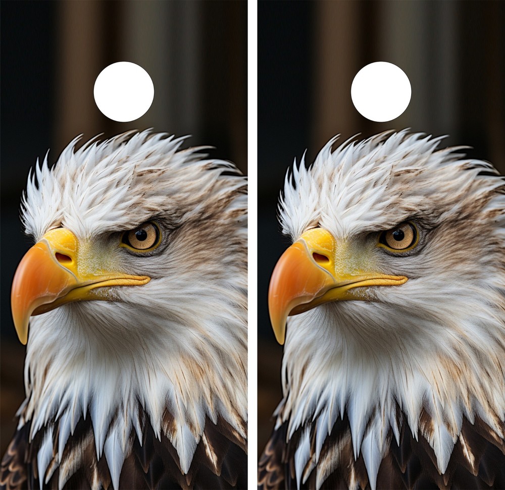 WATERPROOF Bald Eagle Cornhole Board Wraps / Cornhole Decals
