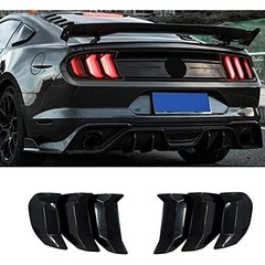 Tail Light Lamp Cover Guard Trim Frame Bezels Decoration 2018+ Smoke Black