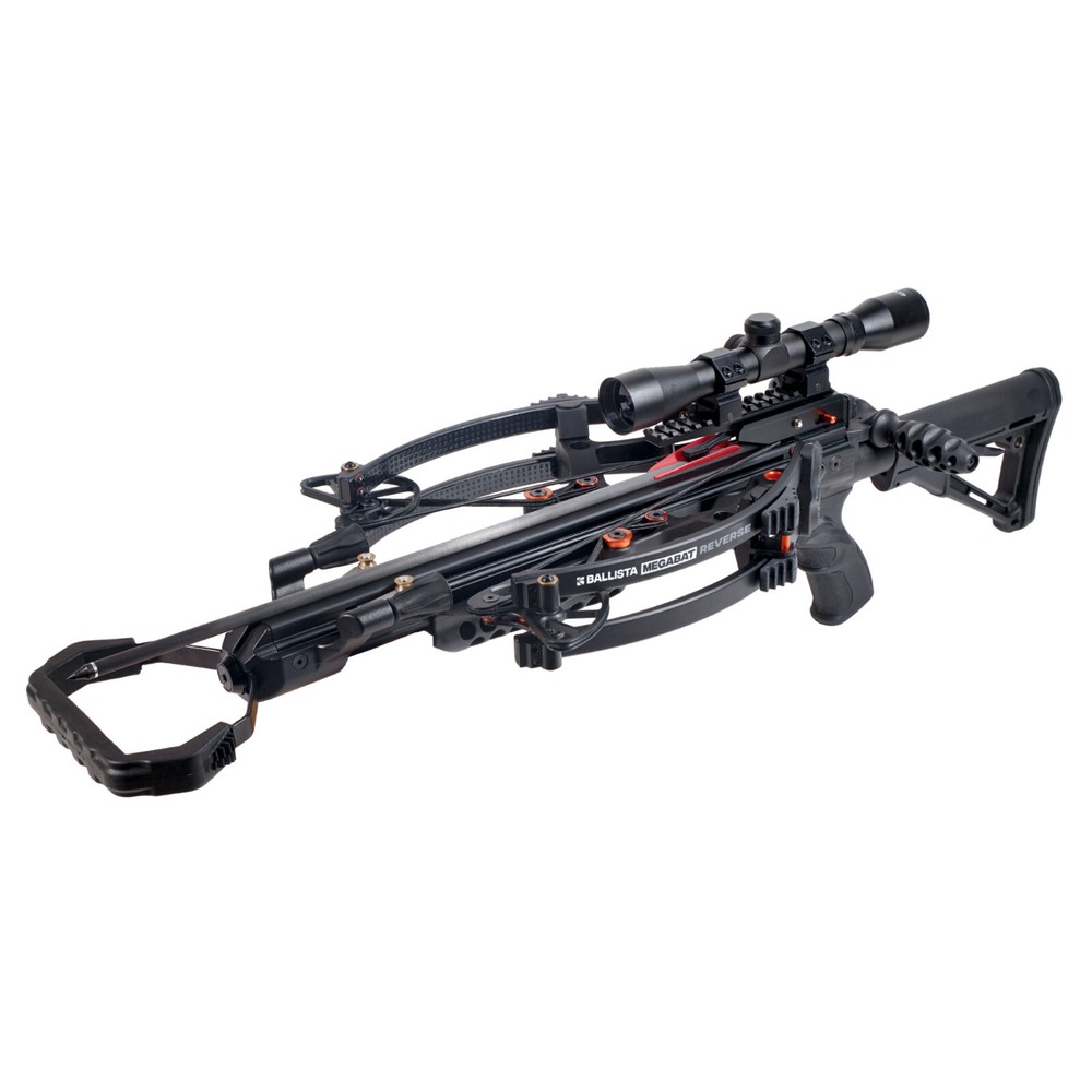 BALLISTA MegaBat Reverse Crossbow for Hunting & Fishing – 450 FPS, 360 lbs Draw