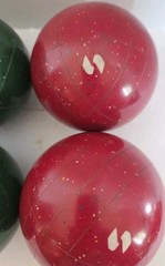 Vintage SportCraft Heritage Bocce Ball Set in Wooden Box