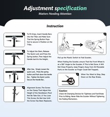 Adjustable Kick Scooter for Adults Teens Kid Foldable Scooter 7.9IN Big Wheels