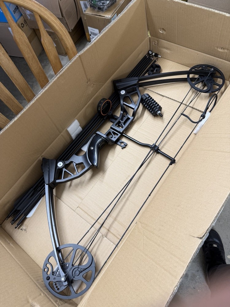 S F Compound Bow For Adults ＆ Youth 0-70Lbs, Adjustable Archery Hunting Training