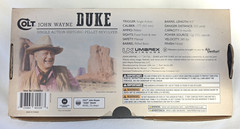 John Wayne DUKE Colt CO2 .177 Single Action Pellet Revolver Weathered Grip