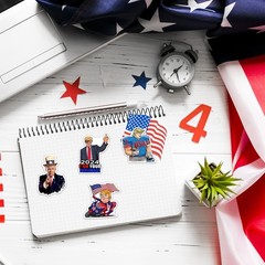 GTOTd The President Stickers (200 pcs) Patriotic American Elect Vote USA Flag
