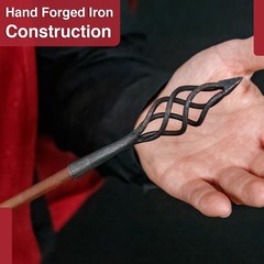 The Sizzling Archers Handforged Iron Cage Medieval Fire Arrowhead