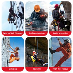 Adjustable Thickness Climbing Harness Half Body Harnesses Waist Safety Belts