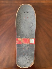Vintage 1988 Powell Peralta Mike Vallely Elephant Skateboard Deck Red Foil