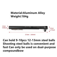 Bow Rapid Shooter Steel Ball Tool Continuous Shooting Hunt Archery Compoundbow