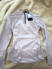 LeMieux Classique Base Layer 1/4 Zip Long Sleeve Lilac UK8/US4 Riding Apparel
