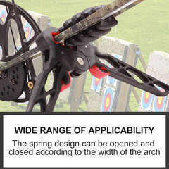 Archery Bow Stand Folding Bow Stands Bow Jack Limbs Clamp Kickstand for Compound