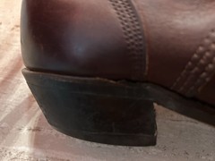Vintage Packer Boots Brown Women’s Size 10 Lace-Up Kiltie Western Aztec Stitch