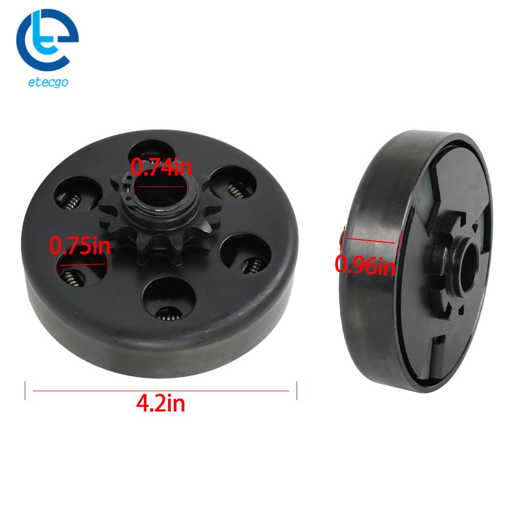 Centrifugal Clutch 3/4 Bore 10T For #40 41 420 Chain Go Kart Mini bike 10 Tooth