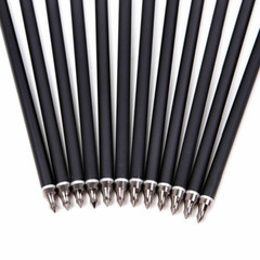 12Pcs 20Inch Crossbow Bolts Carbon Arrows /12Pcs Hunting Broadheads /Quiver Tube