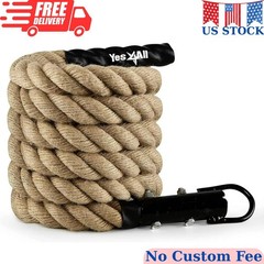 Gym Climbing Rope for Fitness & Strength Training, Climbing, Climbing Rope 10ft