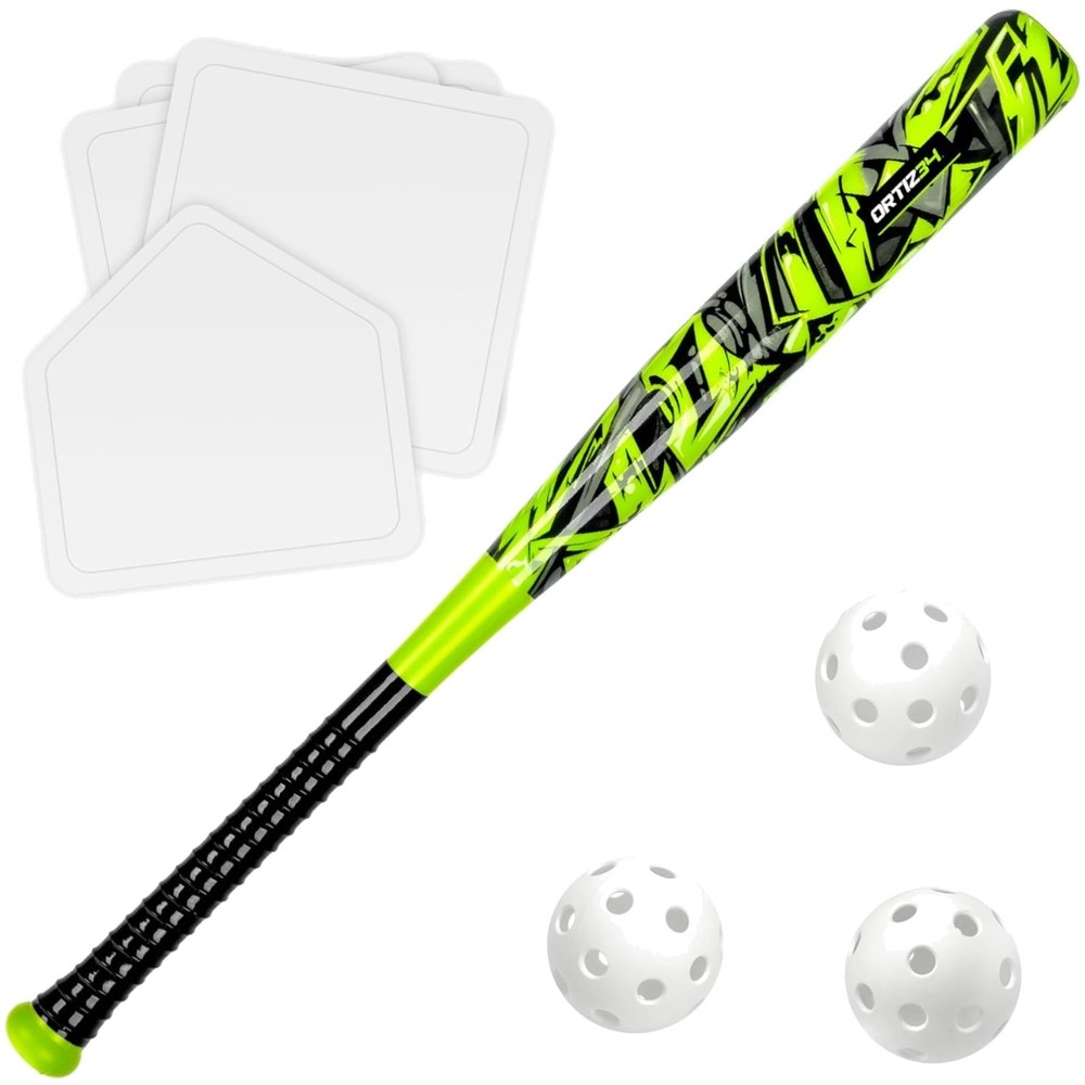 Backyard Baseball Bat Set with Balls & Bases