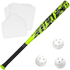 Backyard Baseball Bat Set with Balls & Bases