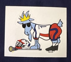 GOAT USA Stickers – LACROSSE PLAYER GOAT 🥍 FREE SHIPPING!