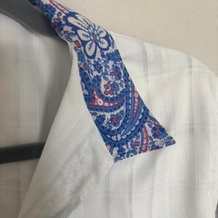 NWT Devon Aire «Show Cool» Equestrian Shirt – Size 38 – Paisley Collar