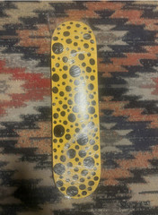 YAYOI KUSAMA ‘Dots Obsession Blk/Ylw’ 2018 Skateboard Skate Deck Maple MoMA NEW!