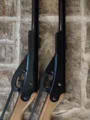 2 Vintage Buck Lever Action Daisy .177 Model 105B BB Gun Air Rifles Work Great