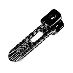 Motorcycle Black Front Foot Pegs Footrests Bracket Set for Suzuki Black#Front #4