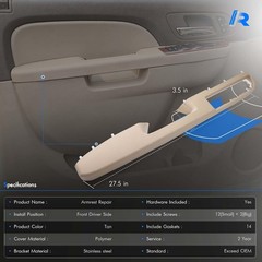 80995 Front Left Driver Side Armrest Repair Kit Fit for Chevy Silverado Suburban