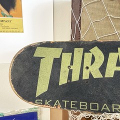 Thrasher Magazine Skateboard Deck Trashed Destroyed For Use, Display, Home Decor