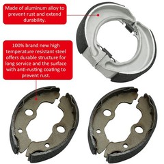 Brake Shoes Kit Front & Rear for Honda Fourtrax 300 4×4 1988-2000 TRX300 TRX3…